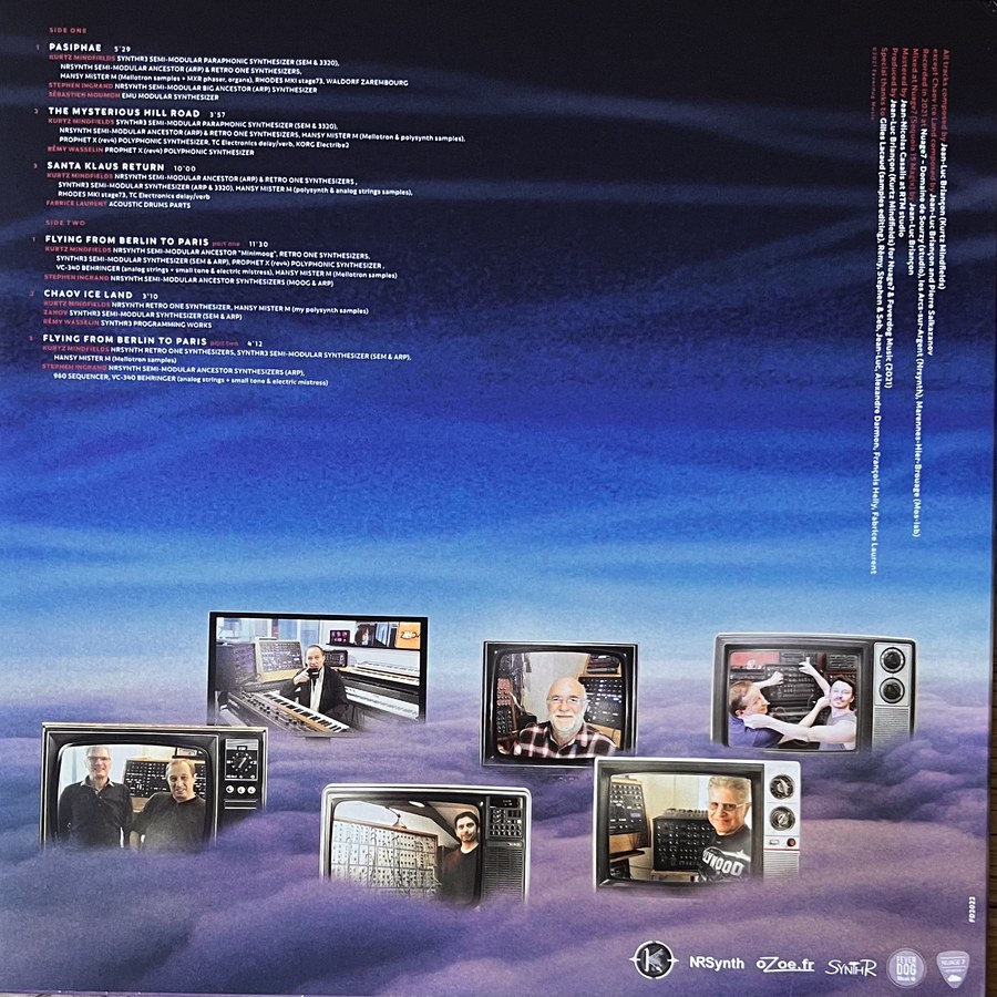 Kurtz Mindfields – Flying from Berlin to Paris, Back-Cover